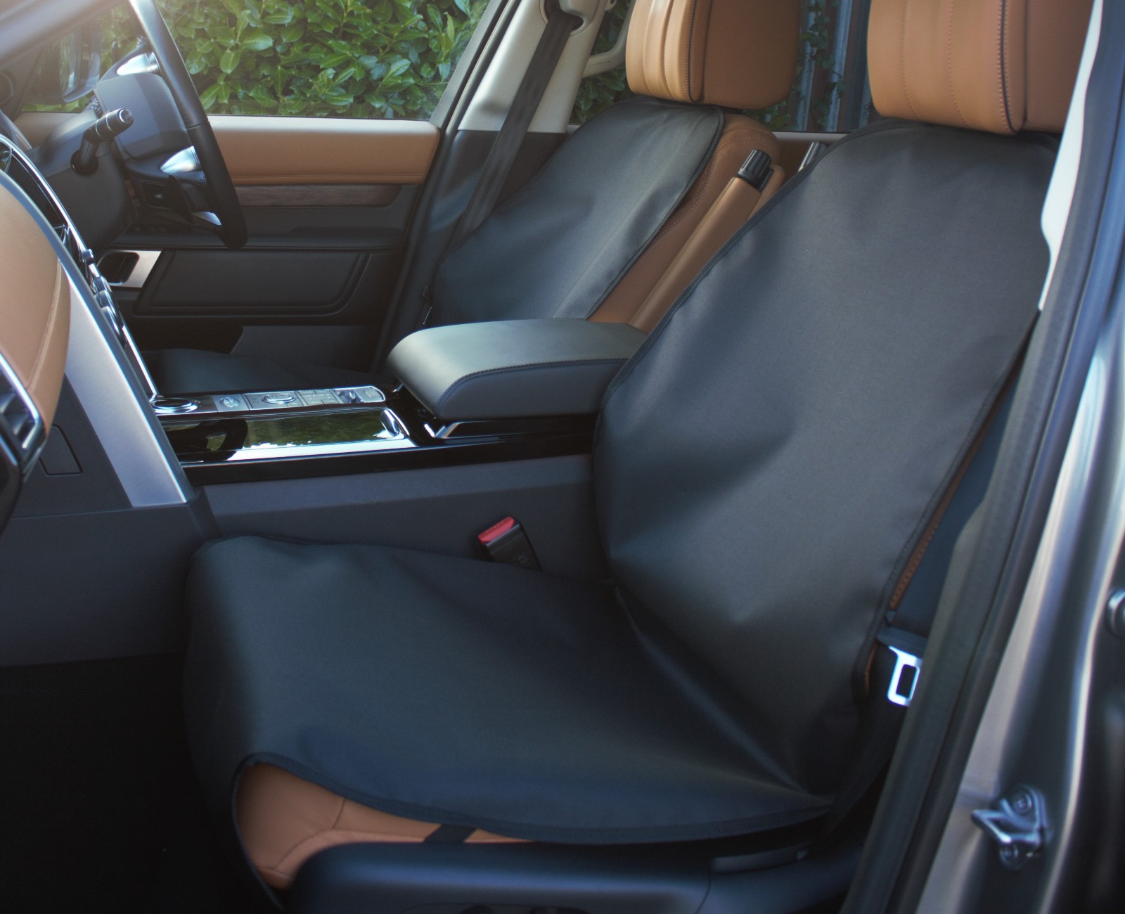 US 2 x Range Rover Evoque Velar Seat-belt Covers Shoulder Pads Cushion